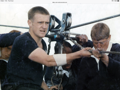 TT doing field gun in 1993